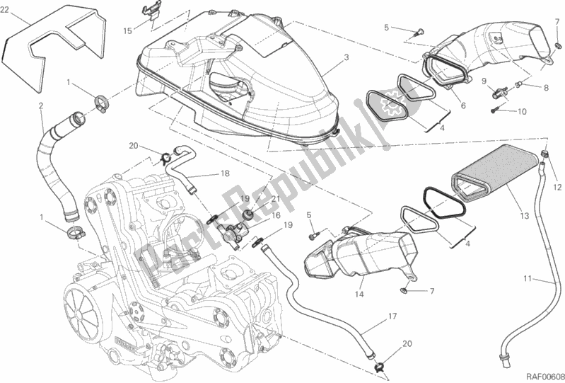 Tutte le parti per il Presa del Ducati Diavel Carbon FL Thailand 1200 2017